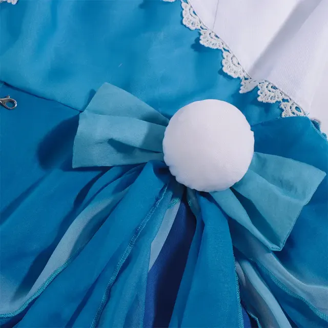 detalle de Conjunto de disfraz cosplay de tirantes de anime Colorful Summer de Mute Girl 8
