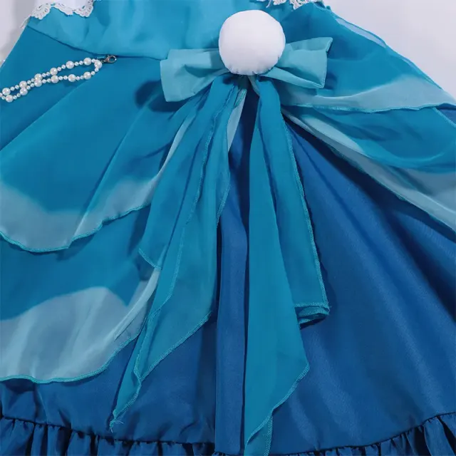 detalle de Conjunto de disfraz cosplay de tirantes de anime Colorful Summer de Mute Girl 9
