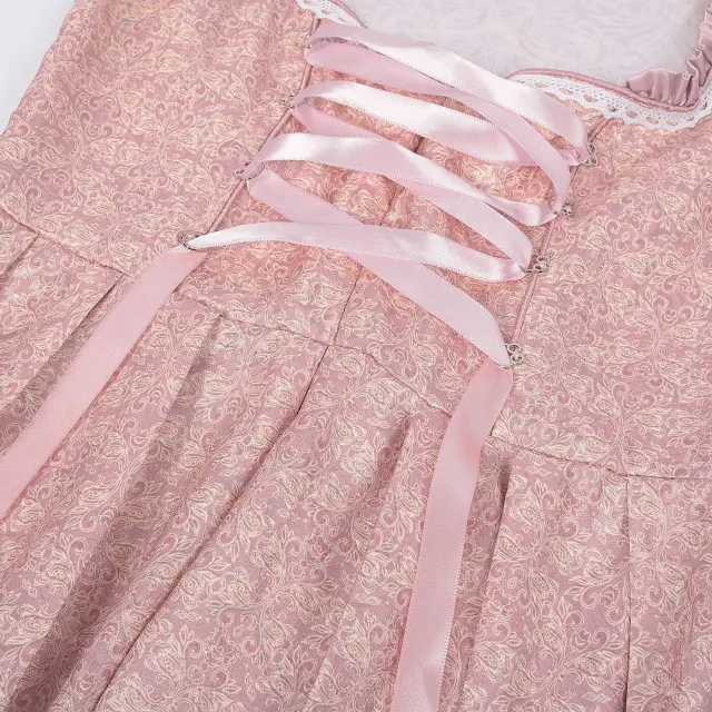 Oktoberfest-Bayerisches Bierkellnerin-Spitzenkostüm Plus Size für Damen Detail 4