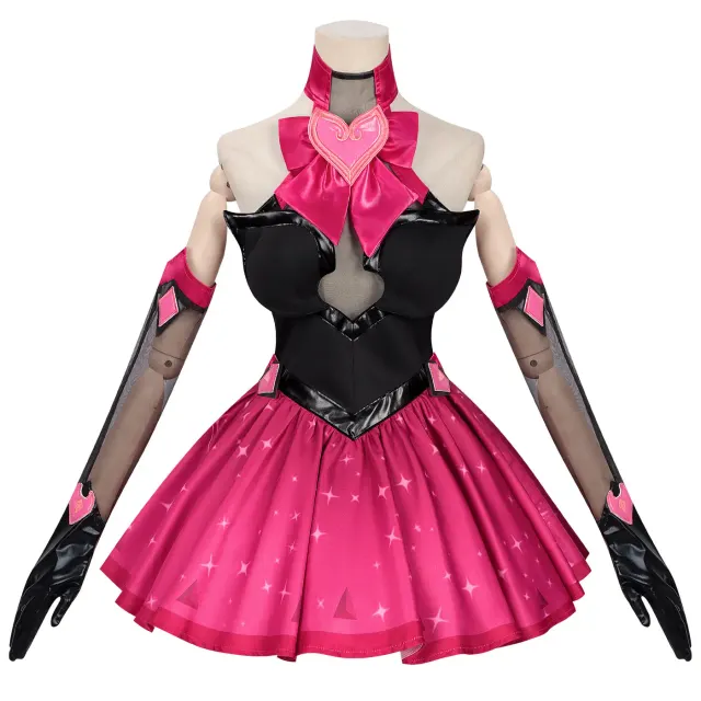 detalle de Conjunto de disfraz cosplay de Overwatch D.Va Hana Song Demon Phantom 1