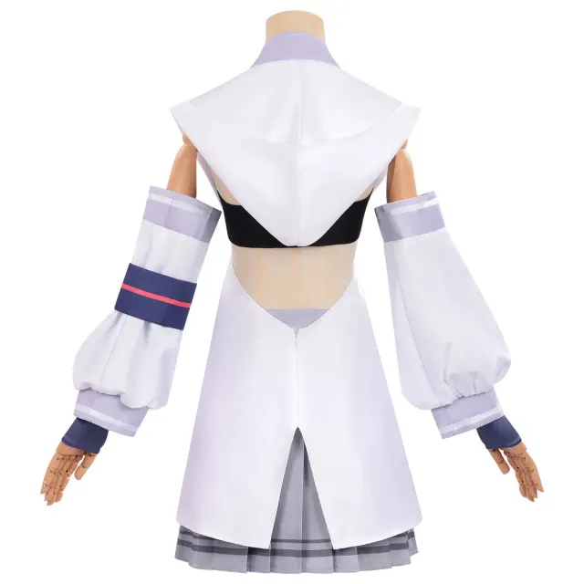 detalle de Conjunto de disfraz cosplay de Jiu estilo Phigros para juego de ritmo 2