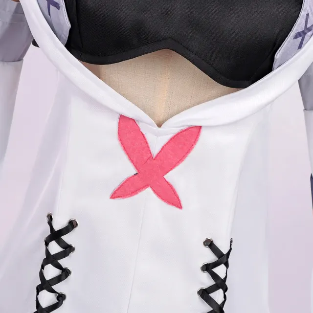 detalle de Conjunto de disfraz cosplay de Jiu estilo Phigros para juego de ritmo 6