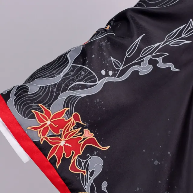 Beliebtes Xun-Cosplay-Kleid aus dem Anime-Spiel mit extra langen Ärmeln Detail 12