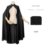 Hof-Chiffon-Umhang - Schwarz