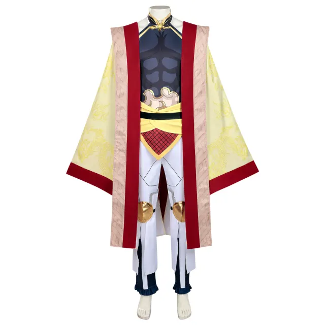 Record of Ragnarok Qin Shi Huang Cosplay-Kostüm-Set Detail 1