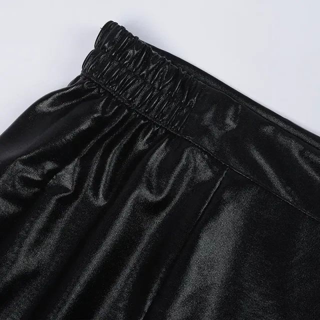 Rot-schwarzes Harlekin-Clown-Cosplay-Kostüm für Damen Detail 11