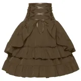 Jupe de cour - Marron
