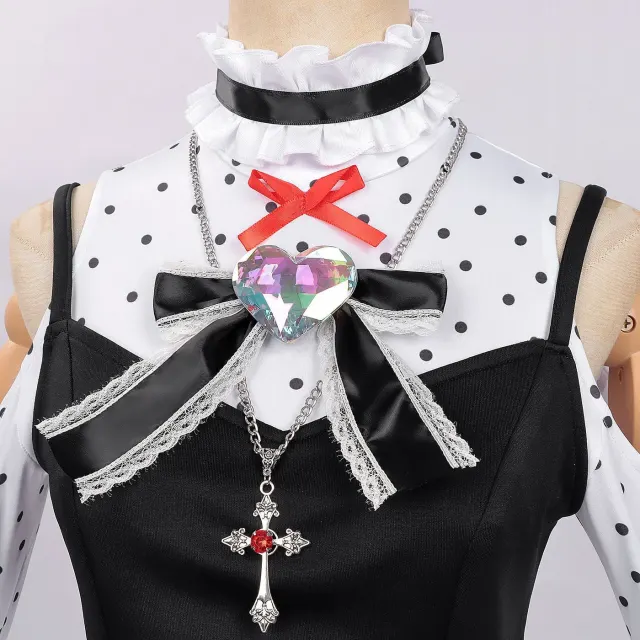 Requiem Black and White Nursery Rhyme Cosplay Costume detail 4