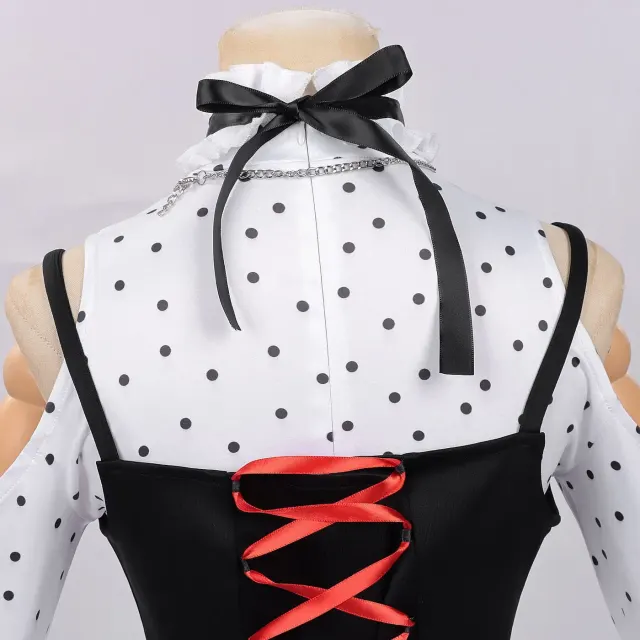 Requiem Black and White Nursery Rhyme Cosplay Costume detail 8