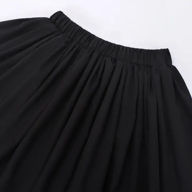 detalle de Falda mini retro de encaje con volantes para cosplay y Halloween 2