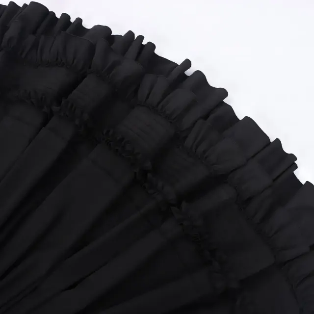 detalle de Falda mini retro de encaje con volantes para cosplay y Halloween 4
