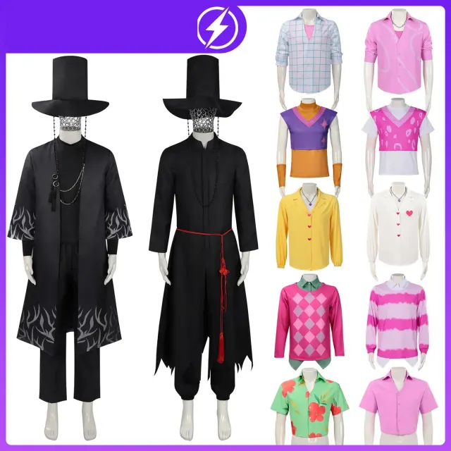 Ein Unisex-Saja-Boys-Dämonen-Boyband-Cosplay-Shirt, erhältlich in Kinder- und Erwachsenengrößen.