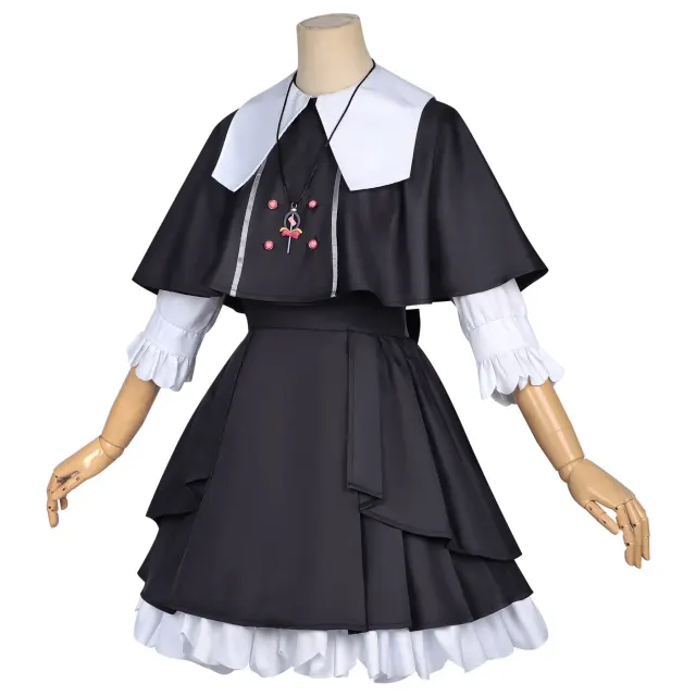 Senya Akechi Detektiv-Anime-Cosplay-Kleid im Komplett-Set Detail 2