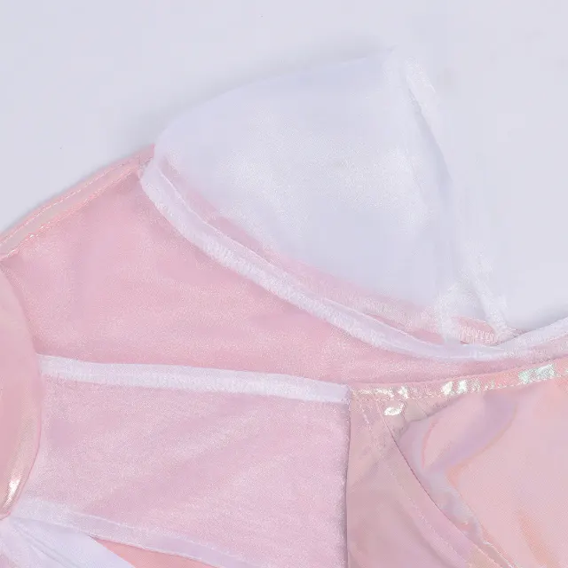 detalle de Vestido cosplay para mujer de alienígena espacial con brillo láser para Halloween 5