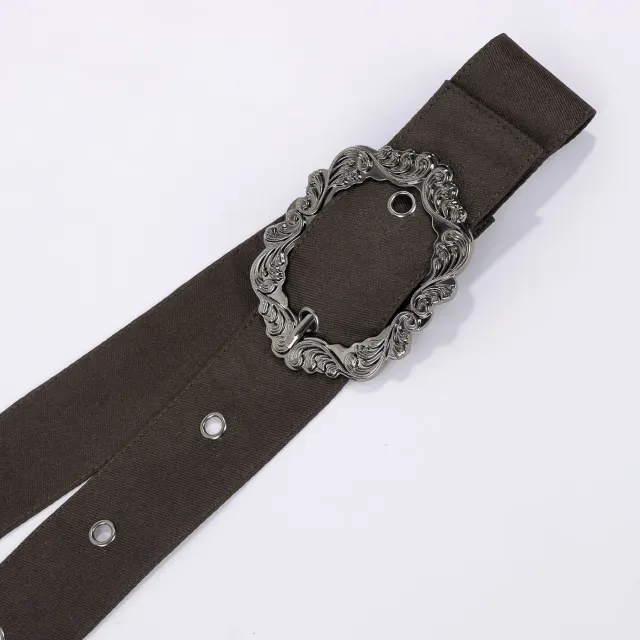 Steampunk-Einschulter-Langumhang für mittelalterliches Cosplay Detail 4