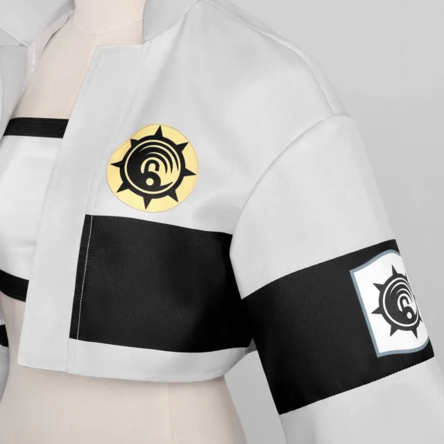 detalle de Disfraz cosplay de anime Tamu Jiliyou para Halloween y juego de rol 5