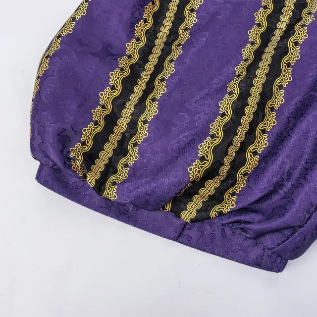 Ensemble de costume cosplay jacquard de cour Tudor pour adulte et enfant détail 8