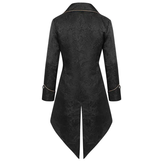 Costume unisexe de queue-de-pie à nœud papillon médiéval punk de Noël détail 8