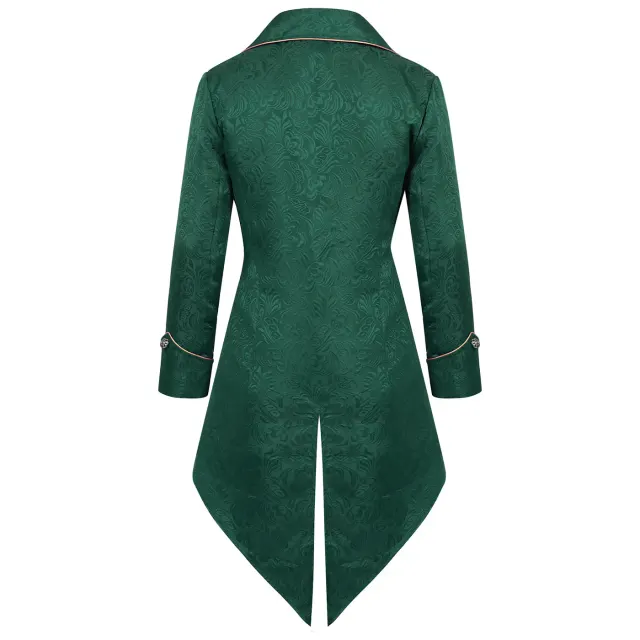 Costume unisexe de queue-de-pie à nœud papillon médiéval punk de Noël détail 18