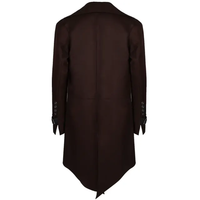 detalle de Chaqueta de frac unisex gótica steampunk medieval de Halloween 22