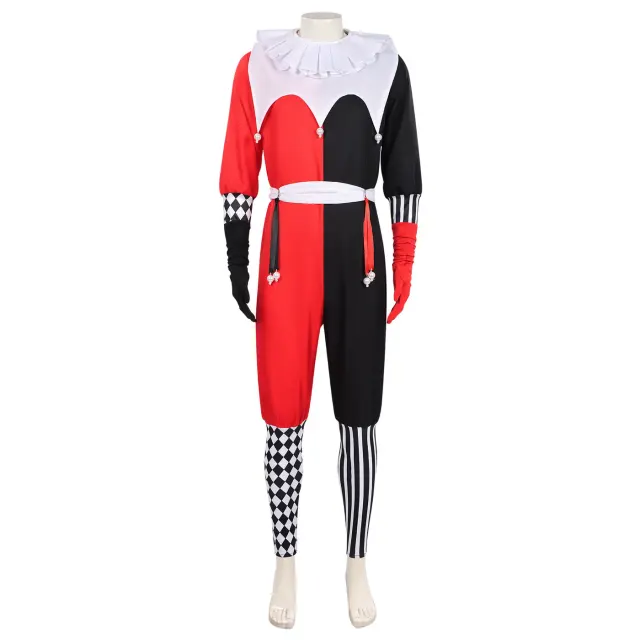 Unisex-Halloween-Zirkusclown-Cosplay-Kostüm für Party und Bühne Detail 16