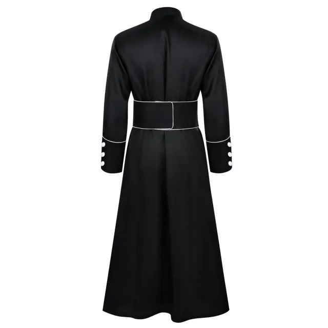 Unisex-Halloween-Priesterrobe-Mittelalter-Cosplay-Bühnenkostüm Detail 2