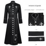 Priesterrobe - Schwarz