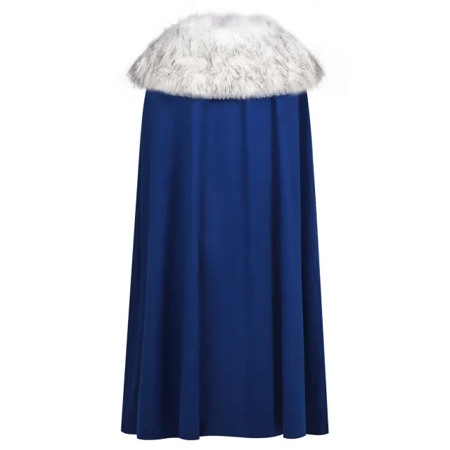 Unisex Hooded Medieval Cloak Halloween Renaissance Cosplay Cape detail 4
