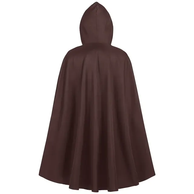 Unisex Hooded Medieval Pirate Vampire Cloak Costume detail 12