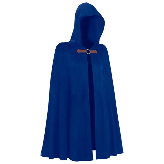 Unisex Hooded Medieval Pirate Vampire Cloak Costume detail 20