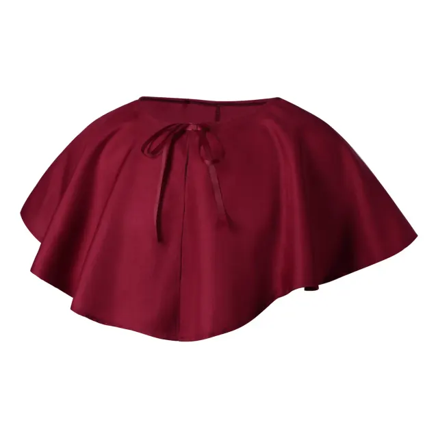 Cape d'épaule unisexe à laçage pour costumes cosplay Halloween détail 2