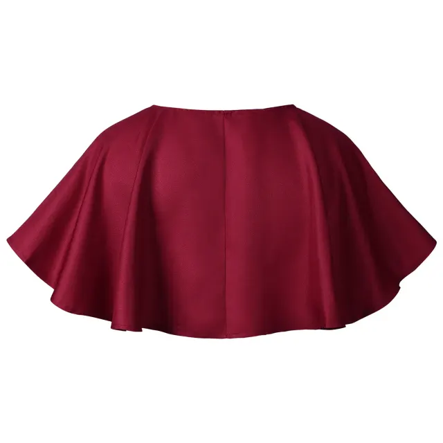 Cape d'épaule unisexe à laçage pour costumes cosplay Halloween détail 3