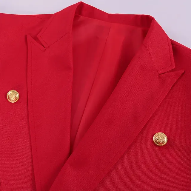 Unisex-Frack im Mittelalter-Weihnachts-Stil mit Fliege als Bühnenkostüm Detail 3