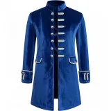Abrigo masculino liso nuevo - Azul