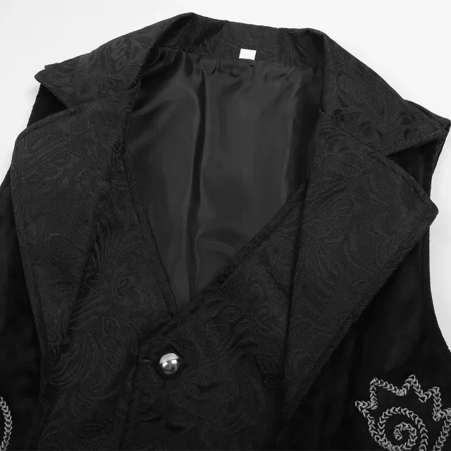 Unisex-Bankettweste im mittelalterlichen Gothic-Stil für Halloween-Cosplay Detail 6