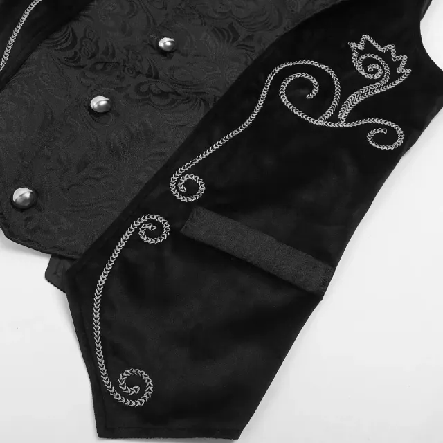 Unisex-Bankettweste im mittelalterlichen Gothic-Stil für Halloween-Cosplay Detail 7