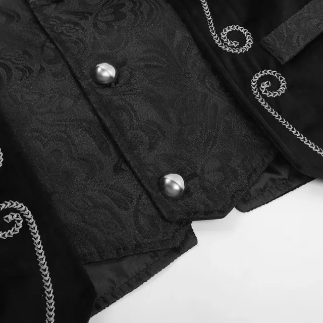 Unisex-Bankettweste im mittelalterlichen Gothic-Stil für Halloween-Cosplay Detail 8