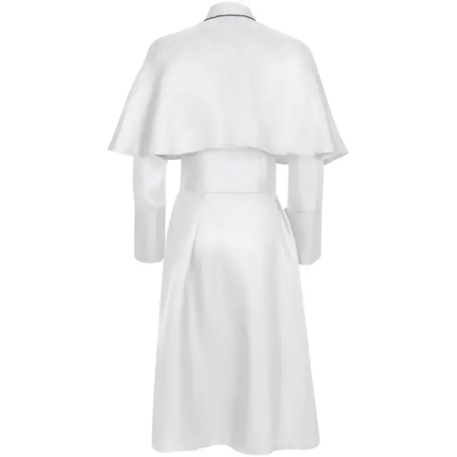 Unisex-Cosplay-Kostüm mit langärmligem Gothic-Umhang und Kreuz im Mittelalter-Stil Detail 17
