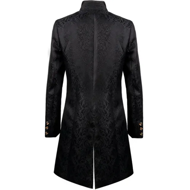 Unisex Vintage Medieval Jacquard Court Coat Halloween Cosplay detail 3