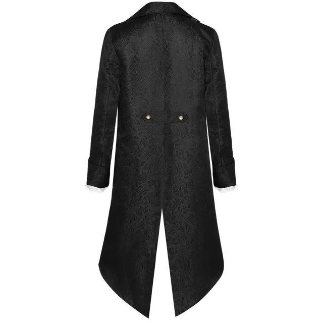 detalle de Disfraz cosplay de frac de jacquard steampunk medieval unisex 4
