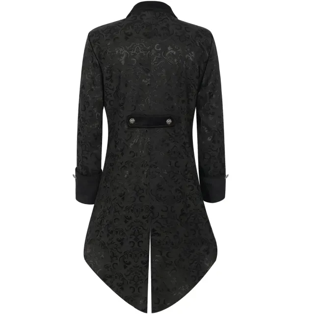 Unisex Medieval Court Jacquard Tailcoat Cosplay Costume detail 2