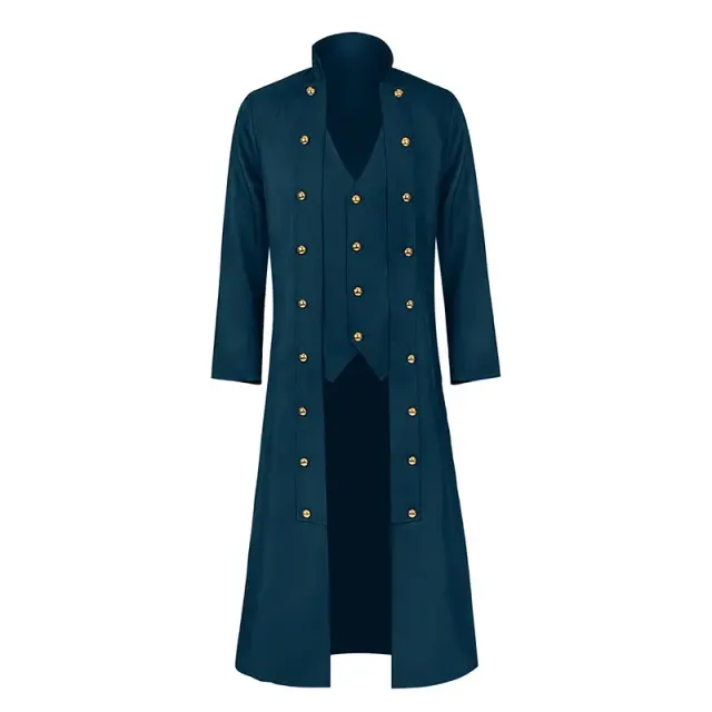 Unisex-Korsettjacke im Mittelalter-Stil mit langen Ärmeln und Taillenschnürung Detail 8
