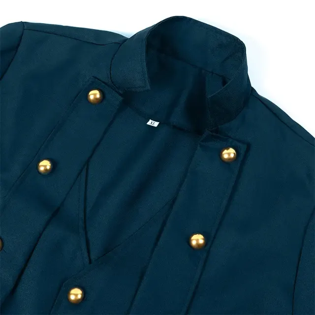 Unisex-Korsettjacke im Mittelalter-Stil mit langen Ärmeln und Taillenschnürung Detail 10
