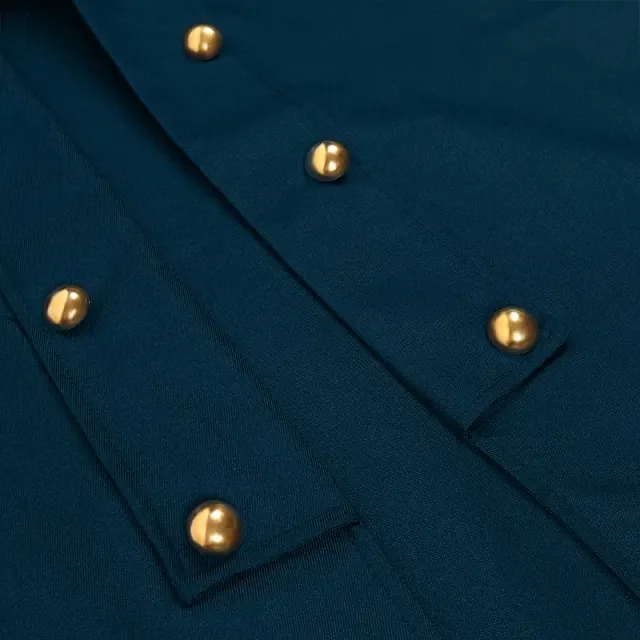 Unisex-Korsettjacke im Mittelalter-Stil mit langen Ärmeln und Taillenschnürung Detail 12