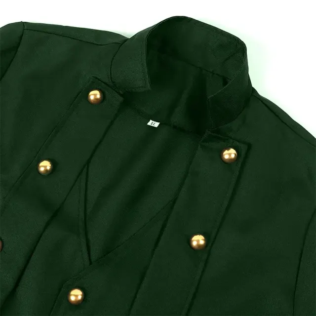 Unisex-Korsettjacke im Mittelalter-Stil mit langen Ärmeln und Taillenschnürung Detail 17