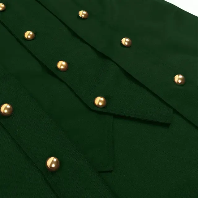 Unisex-Korsettjacke im Mittelalter-Stil mit langen Ärmeln und Taillenschnürung Detail 19