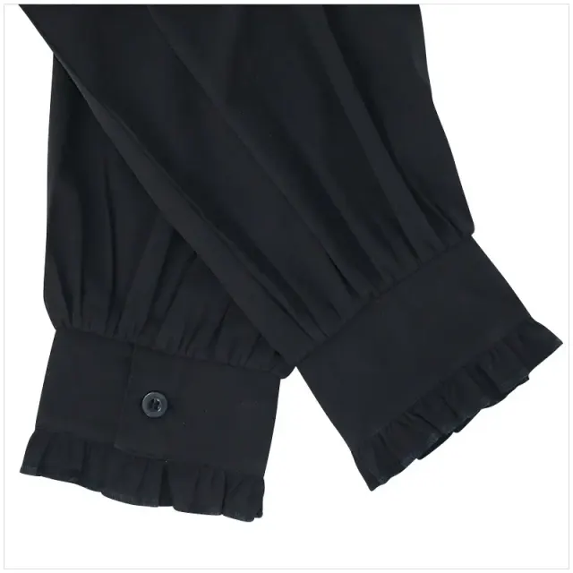detalle de Camisa de manga larga de pirata medieval unisex para cosplay 6