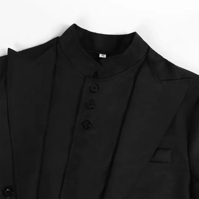 男女同款中世纪朋克领结燕尾服万圣节服装 详情 6