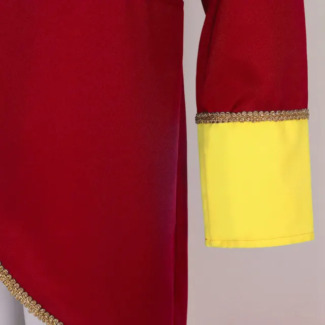 Unisex Medieval Punk Mid-Length Tailcoat for Halloween Stage Party detail 10