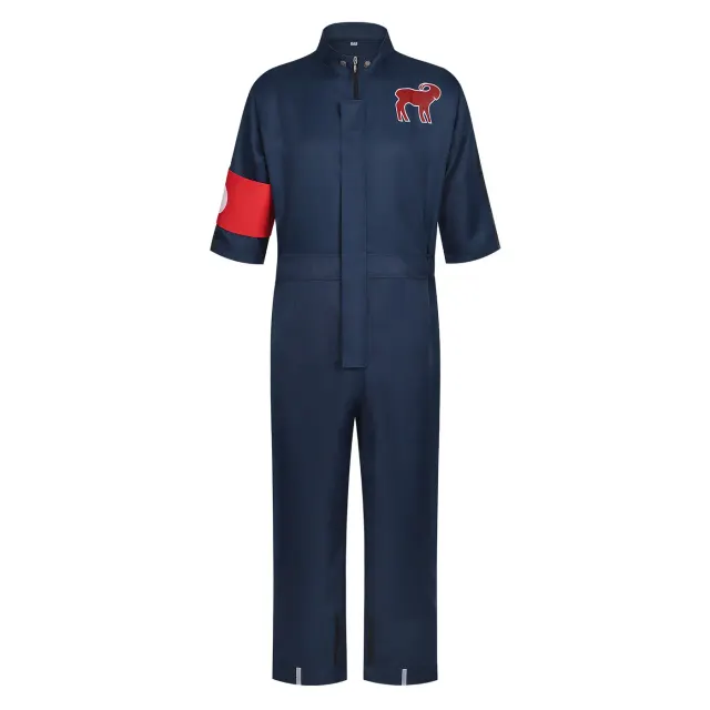 Bedruckter Unisex-Jumpsuit mit langen Ärmeln für Halloween, Cosplay und Bühne Detail 1